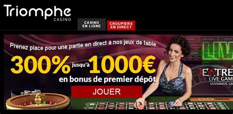 triomphe casino bonus